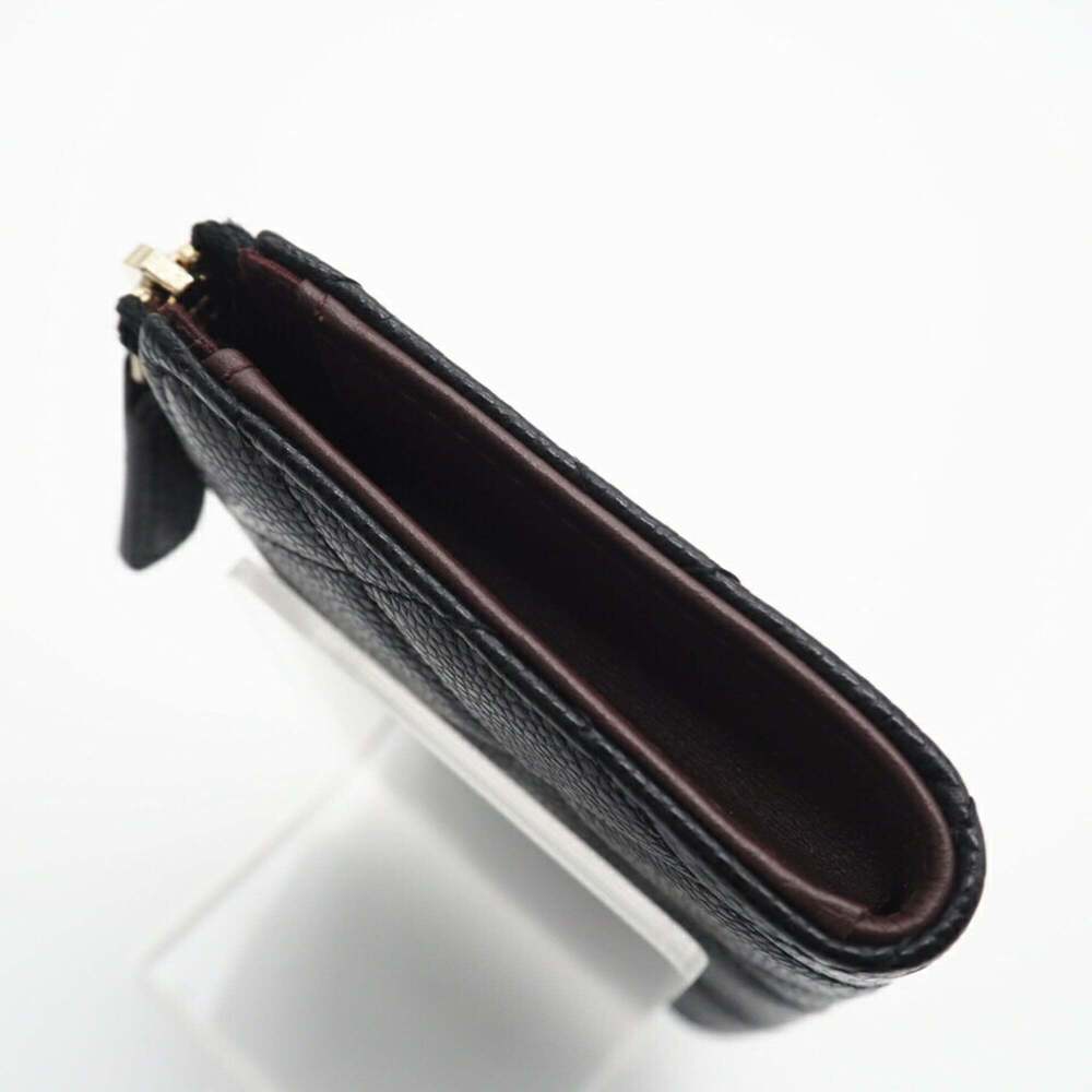 CHANEL Black Caviar Leather Logo Wallet - Picture 6 of 12